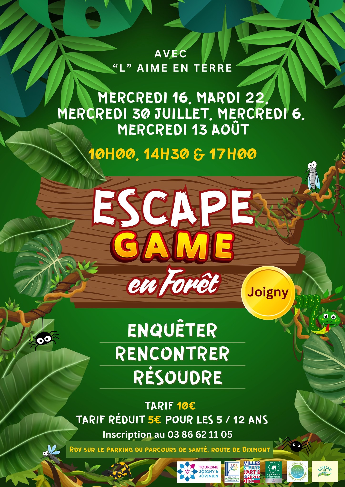 escape game foret joigny 2025